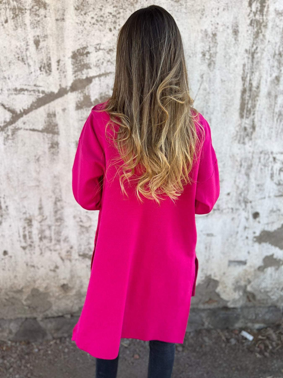 Lungo Cardigan Donna | Tinta Unita