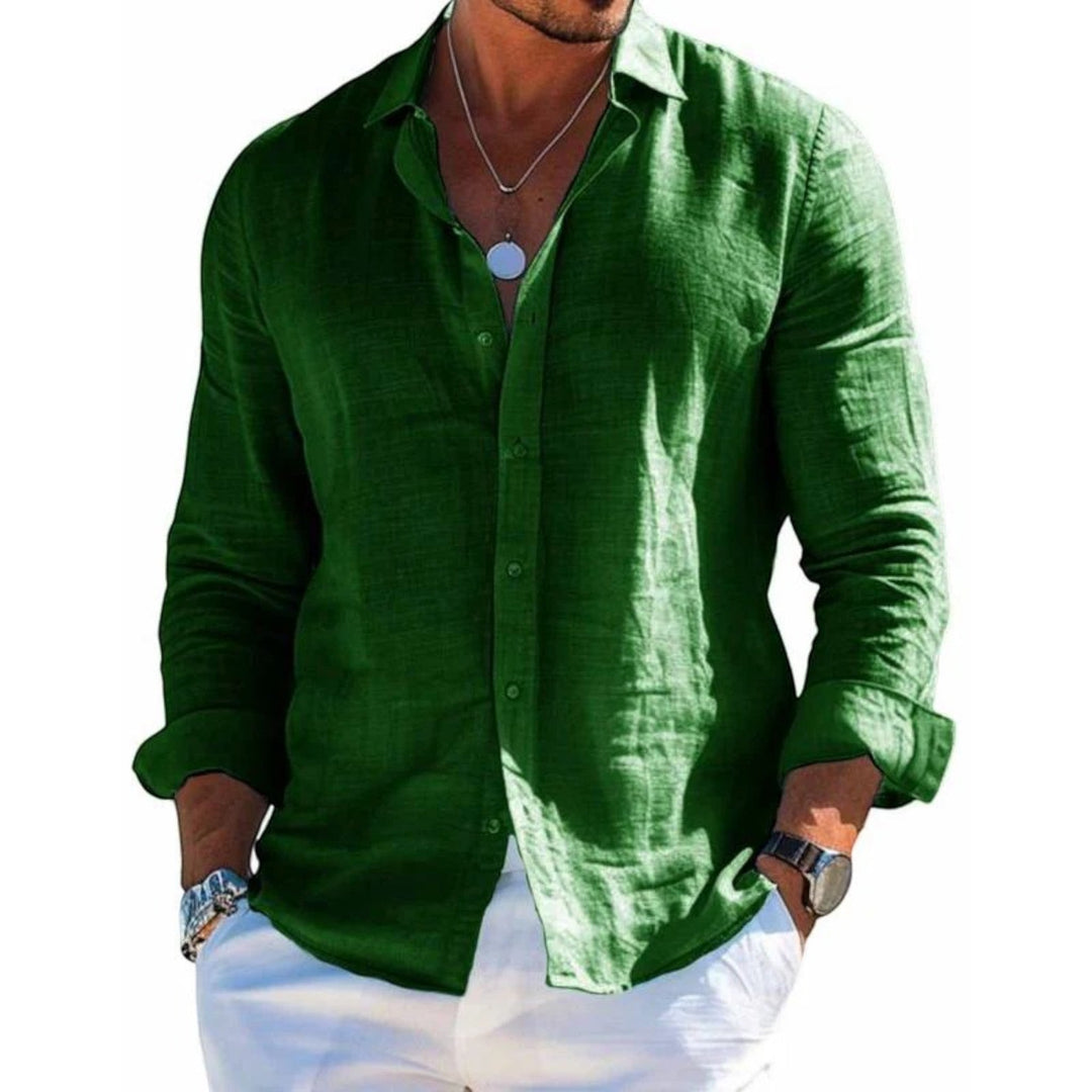Sandro | Camicia Estiva Traspirante Da Uomo | Maniche Lunghe