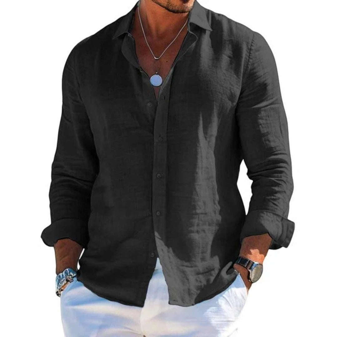 Sandro | Camicia Estiva Traspirante Da Uomo | Maniche Lunghe