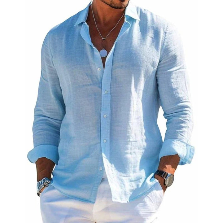 Sandro | Camicia Estiva Traspirante Da Uomo | Maniche Lunghe