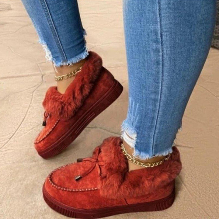 Paulette Pantofole Donna – Ciabatte Invernali con Fodera in Faux Fur e Suola Antiscivolo