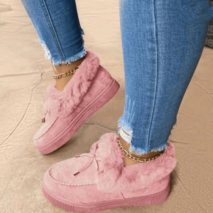 Paulette Pantofole Donna – Ciabatte Invernali con Fodera in Faux Fur e Suola Antiscivolo