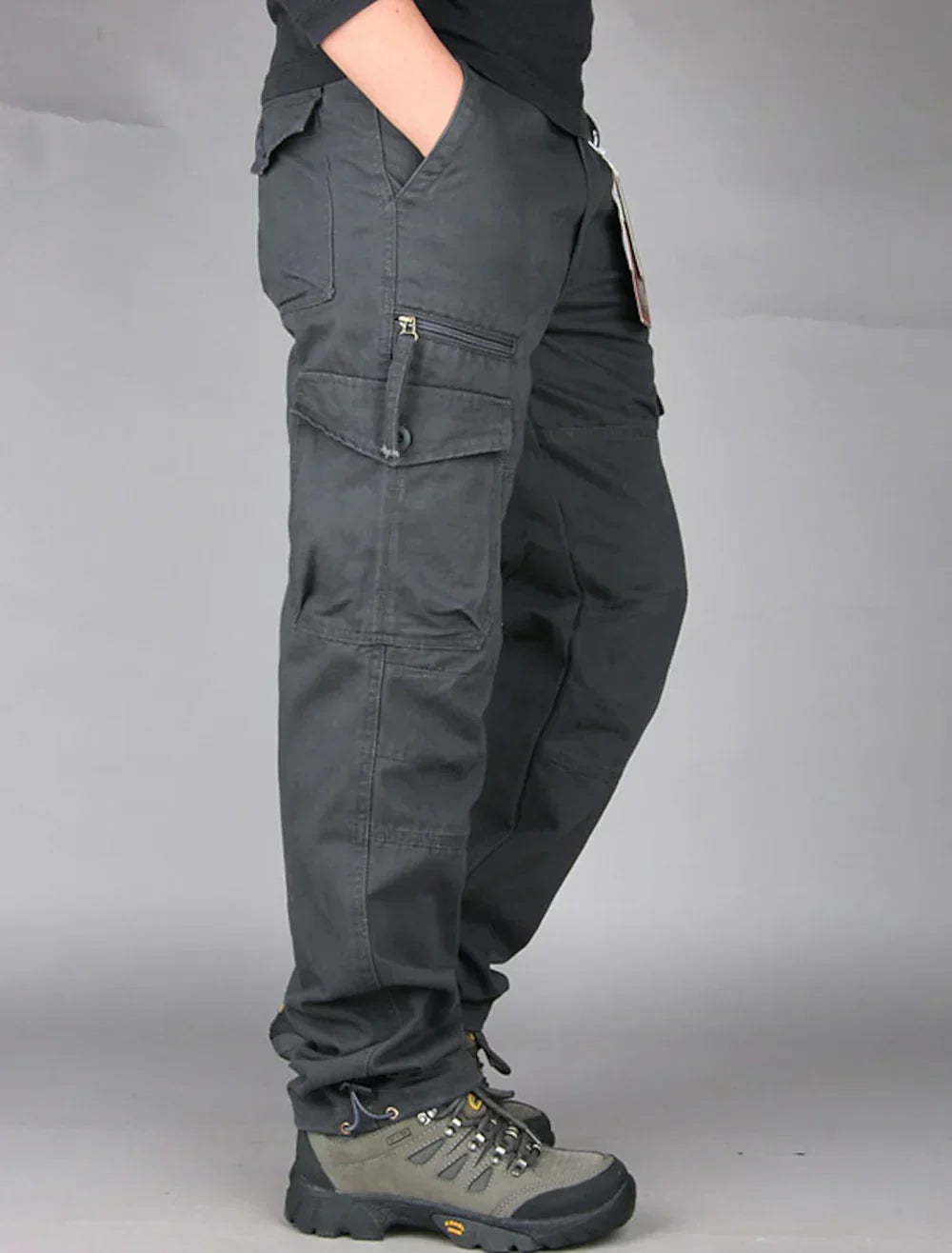 Pantaloni Cargo Dritti Da Uomo | Con Tasche