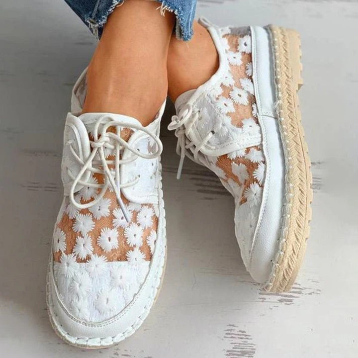 Scarpa let og elegant med blomsterprint – Vanessa