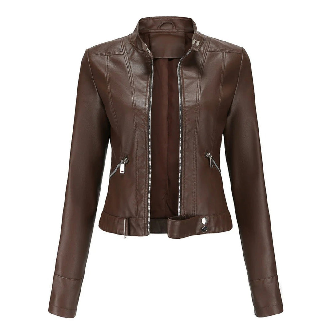 Manon | Elegante Giacca Da Motociclista Da Donna