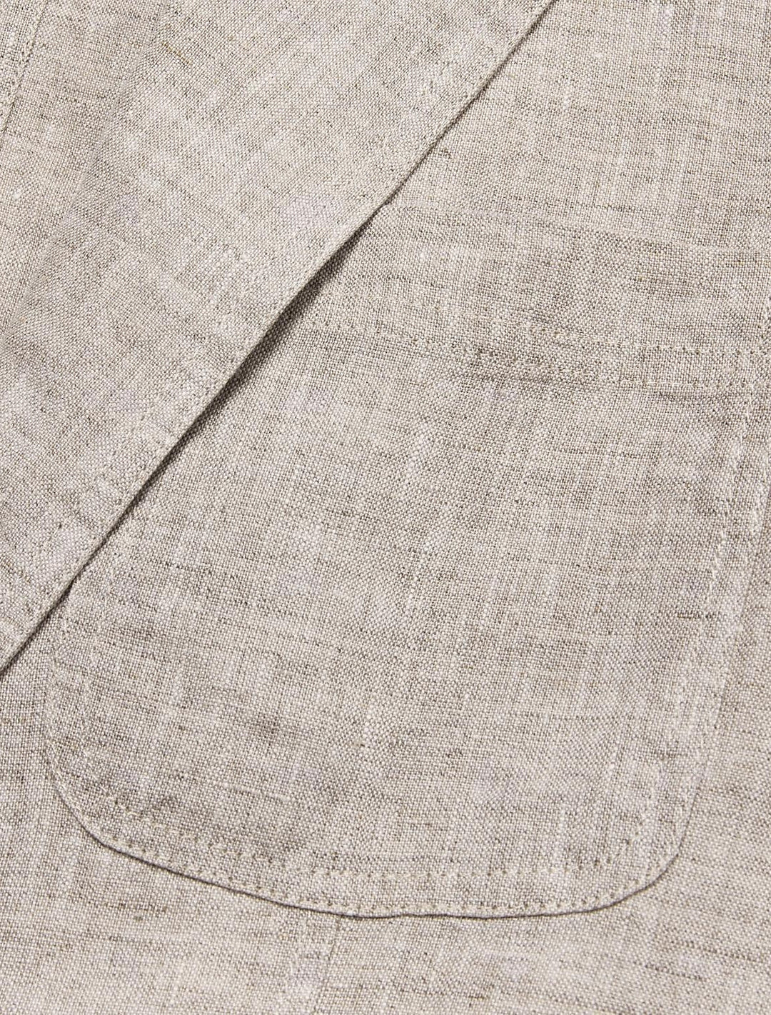 Blazer In Lino Per Uomo | Manica Lunga